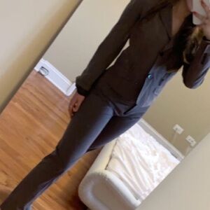 Yumi Mazao- Brown Pantsuit